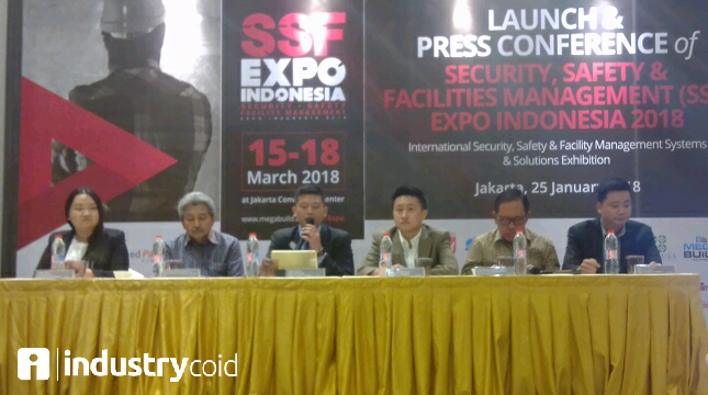 Konferensi pers pameran SSF Expo Indonesia 2018 (Hariyanto/INDUSTRY.co.id)