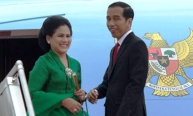 Presiden Jokowi dan Ibu Iirana (Foto Setkab)