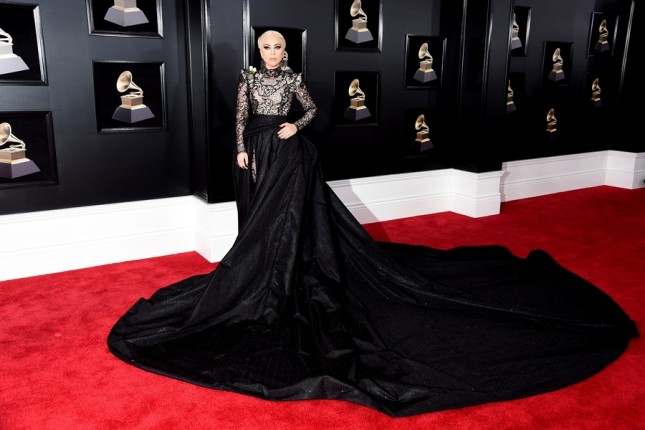 Lady Gaga, Red Carpet Grammy Awards 2018. (Source: MNE.com)