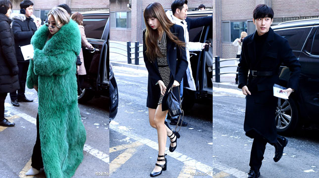 CL, BLACKPINK Lisa, dan B1A4s Jinyoung (Foto: soompi.com)