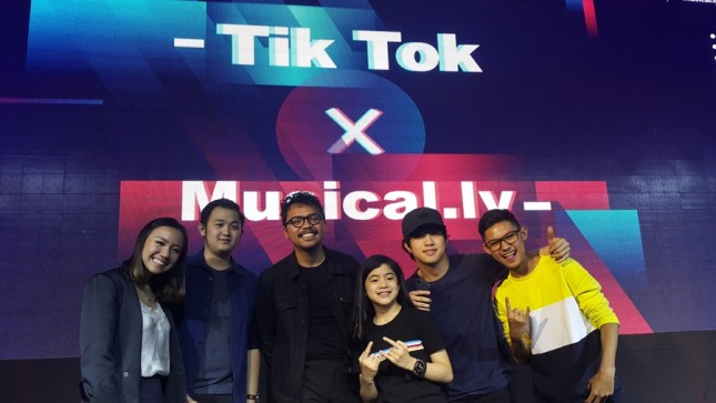 Aplikasi Tik Tok dan Musical.ly kolaborasi untuk merayakan kreatiitas. (Foto: Dina Astria/Industry.co.id)