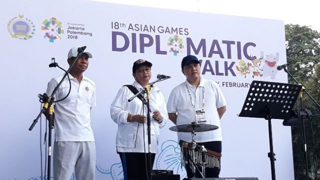 Menlu Retno Marsudi mengajak Duta Besar negara sahabat untuk melihat kesiapan Indonesia sebagai tuan rumah Asian Games