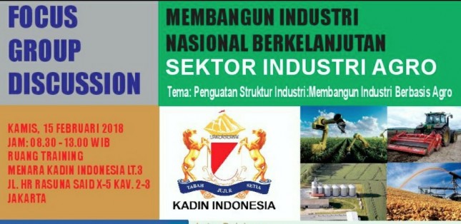 Bangun Industri Berkelanjutan, KADIN Gelar FGD Sektor…