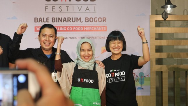 Pembukaan acara GO-FOOD Festival Bogor pada Rabu (14/2) di Bale Binarum. (Foto: Dina Astria/Industry.co.id)