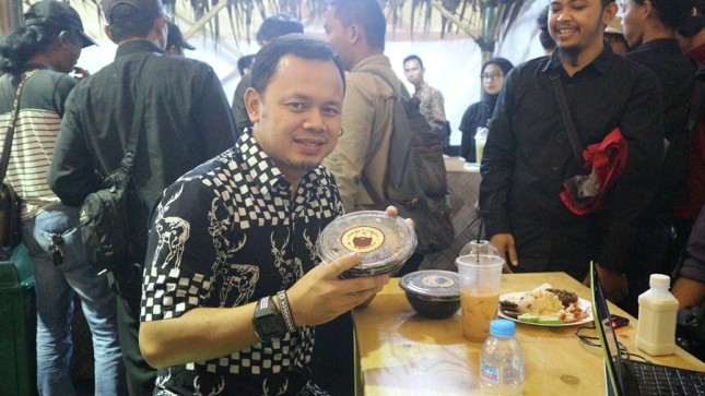 Walikota Bogor, Bima Arya saat hadiri pembukaan GO-FOOD Festival di Bale Binarum, Bogor pada Rabu (14/2). (Foto: Dina Astria/Industry.co.id)