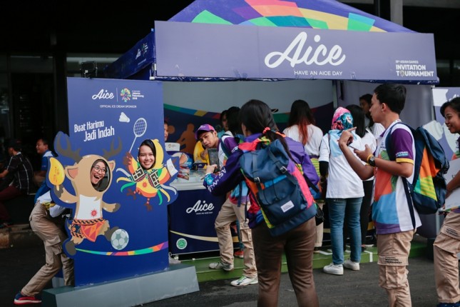 Es Krim Aice beri ucapan selamat pada pemenang Asian Games 2018. (Dok Industry.co.id)