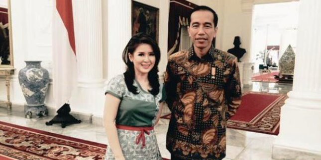 Presiden Jokowi dan Ketum DPP PSI Grace Natalie (Foto Setkab)