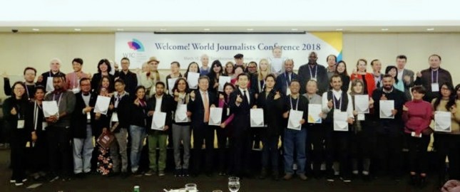 70 Wartawan Dunia Deklarasikan Perdamaian Bagi Semenanjung Korea