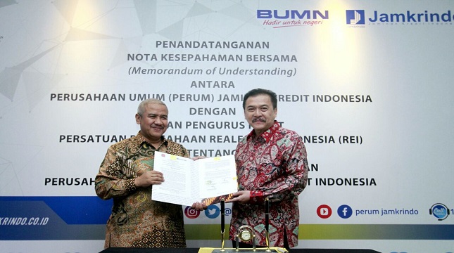 Randi Anto, Dirut Perum Jamkrindo dengan REI