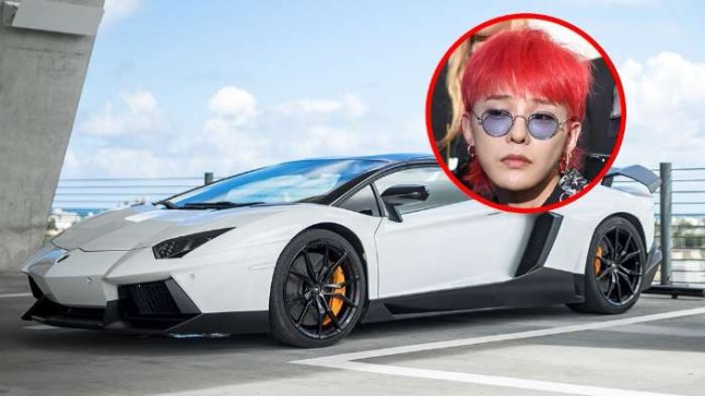 Supercar Lamborghini Aventador milik G-Dragon BIGBANG. (Foto: Koreaboo)