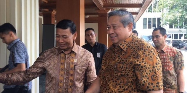 Wiranto bertemu SBY (foto Kompas.com)