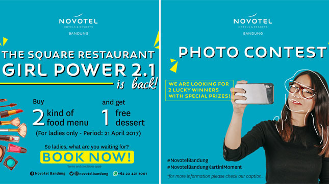Novotel Bandung Mempersembahkan Girl Power2.I Untuk Kartini Zaman Now