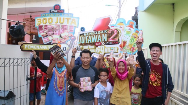 Program Mendadak Jutawan 2 ICHITAN dengan pemenang asal Cirebon.