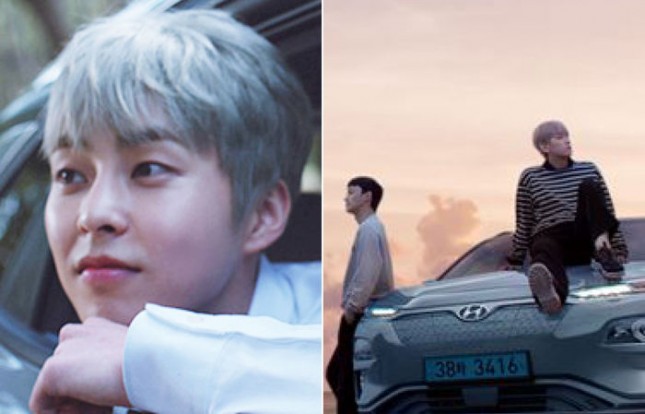 EXO-CBX membintangi iklan mobil Hyundai UV KONA Electric. (Source: Soompi)