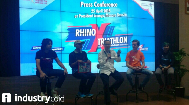 Konferensi pers Rhino X-Tri 2018 (Hariyanto/INDUSTRY.co.id)