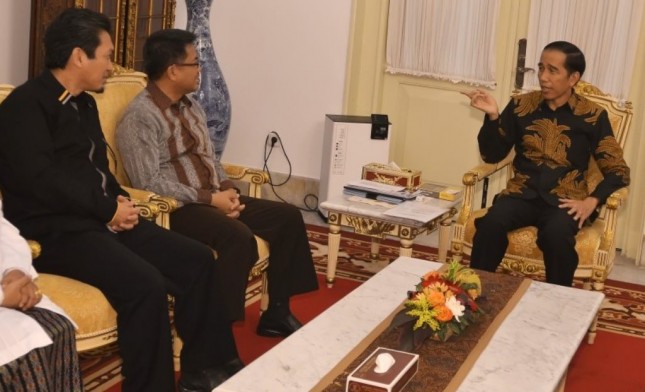 Presiden Jokowi dan Pimpinan PKS (Foto Dok Industry.co.id)