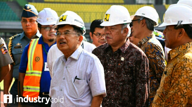 Wapres Jusuf Kalla dan Menteri Basuki Tinjau Kesiapan Venue Asian Games