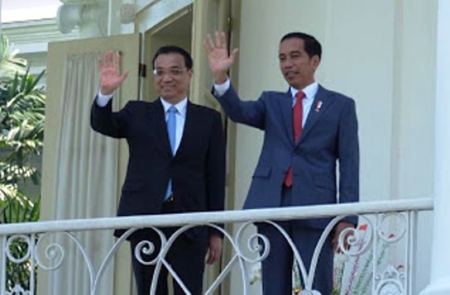 Presiden Jokowi dan PM RRT Li Keqiang (Foto Setkab)
