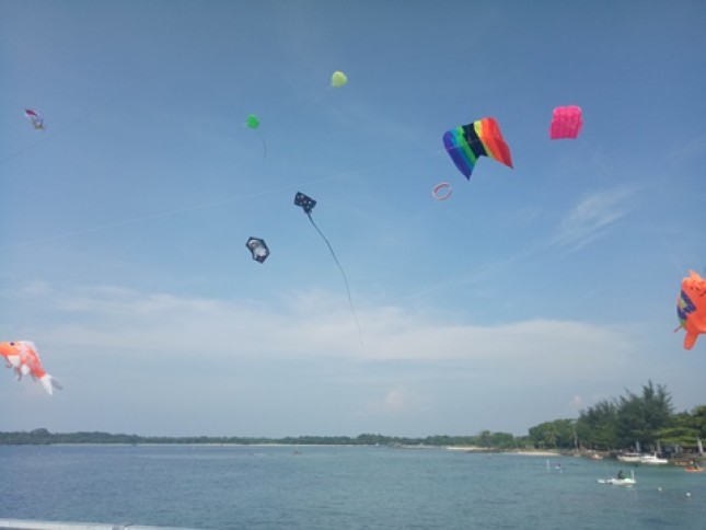 Rhino Kites Festival Hiasi Langit KEK Tanjung Lesung (Foto Dije)