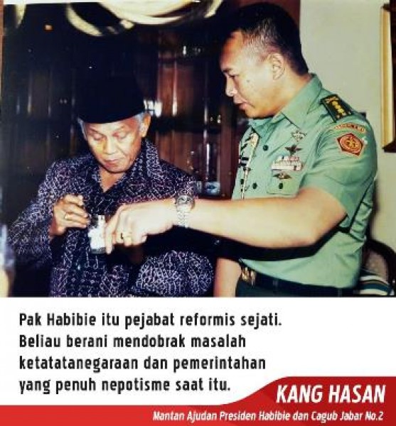 Kang Hasan Sebut Habibie Sang Pendobrak (Foto Dok Industry.co.id)