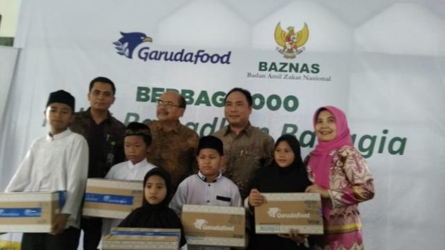 GarudaFood Salurkan 1.000 Paket Ramadhan Melalui BAZNAS (Foto Dok Industry.co.id)
