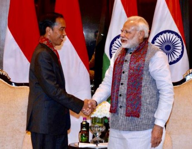 Presiden Jokowi dan Shri Narendra Modi (Foto Setkab)
