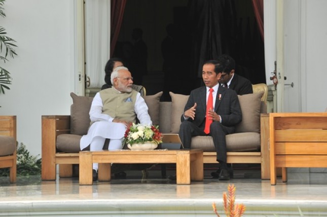Presiden Jokowi dan PM India Narendra Modi (Foto: Jay/Humas)