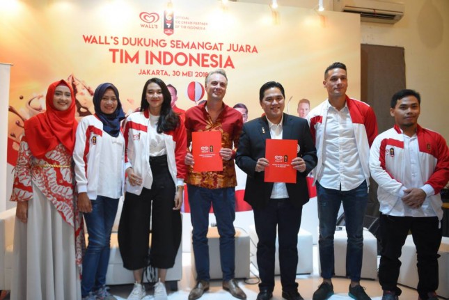 Walls Indonesia sebagai Official Partner Tim Indonesia (Foto : Anisa Triyuli)