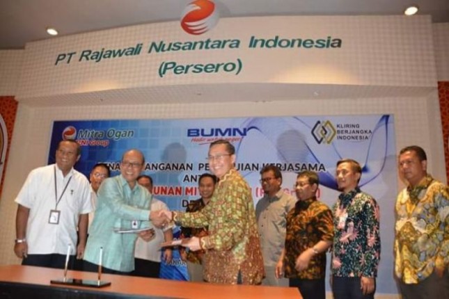 PT Perkebunan Mitra Ogan melakukan penandatanganan Kerjasama Kemitraan Penjaminan Produksi Minyak Kelapa Sawit dengan PT Kliring Berjangka Indonesia (Persero) (KBI), di Gedung RNI, Jakarta
