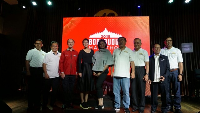 Generali Indonesia memberi perlindungan para pelari Borobudur Marathon