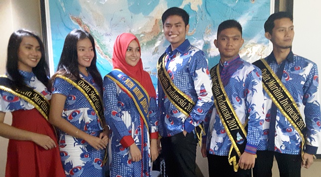 Duta Maritim serta Putra Putri Maritim tahun 2017 (foto: Amazon)