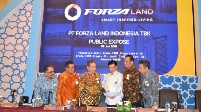 Direksi PT Forza Land Indonesia. Tbk. (IST)