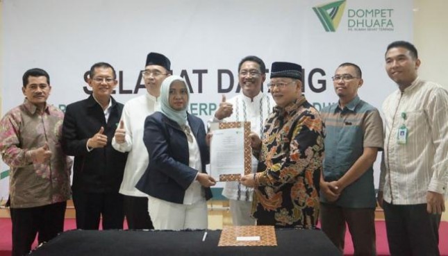 Dompet Dhuafa bekerja sama dengan PT Penjaminan Jamkrindo Syariah untuk Peningkatan Peran ZISWAF