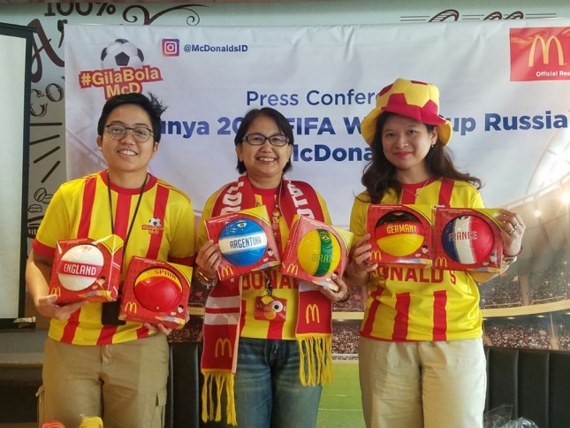 McDonald's Indonesia dalam momen FIFA World Cup 2018