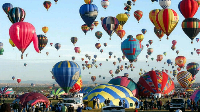 Ilustrasi balon udara