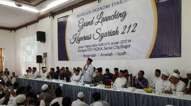 Ketua Pelaksana Grand Launching 212, Ade Juraynaldi (Ahmad Fadli/INDUSTRY.co.id)