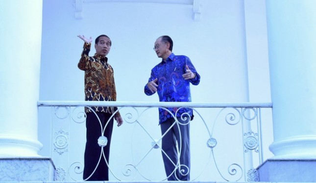 Presiden Jokowi dan Presiden Bank Dunia Jim Yong Kim (Foto Setkab) 