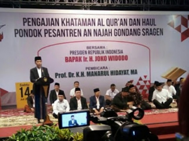 Presiden Jokowi di Sragen (Foto Setkab)