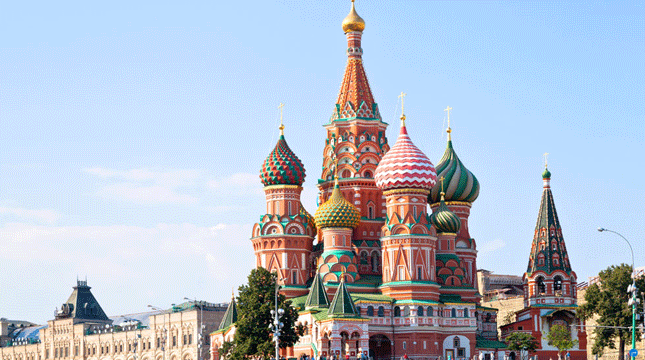 Katedral Santo Basil, Moskow, Rusia (Foto: www.1001malam.com)