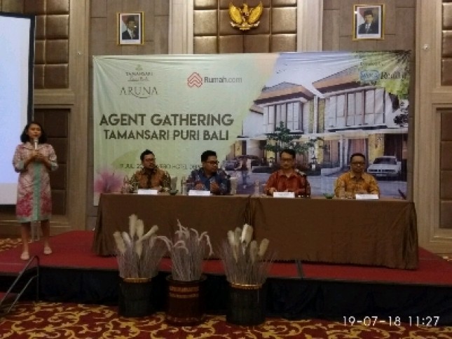 Konferensi pers peluncuran Cluster Aruna Tamansari Puri Bali Depok (Foto: Ridwan/Industry.co.id)