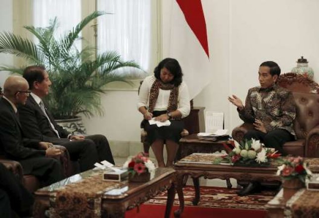 Presiden Jokowi dan Deputi PM Singapura (Foto Setkab) 