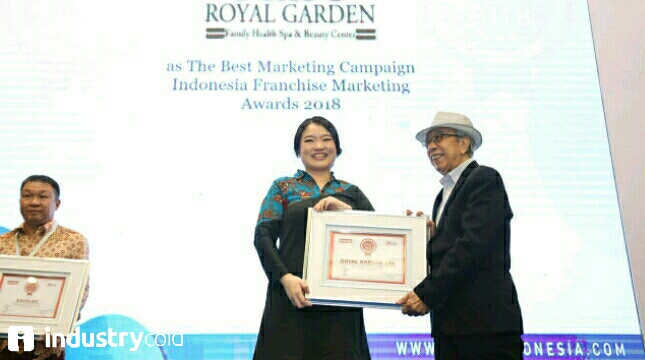 Royal Garden Spa Raih Penghargaan The Best Marketing Campaign dalam IFMA 2018