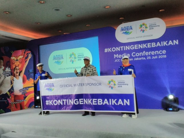 Danone-Aqua Ajak Kebaikan di Asian Games 2018 (Foto: Anisa Triyuli)