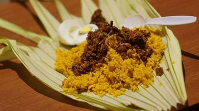 Nasi Kuning Saroja, Kuliner Khas Manado, Sulawesi Utara (Istimewa)