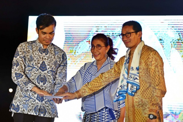 Peluncuruan H&S Supreme yang dihadiri oleh Menteri Susi dan Wagub DKI, Sandiaga Uno
