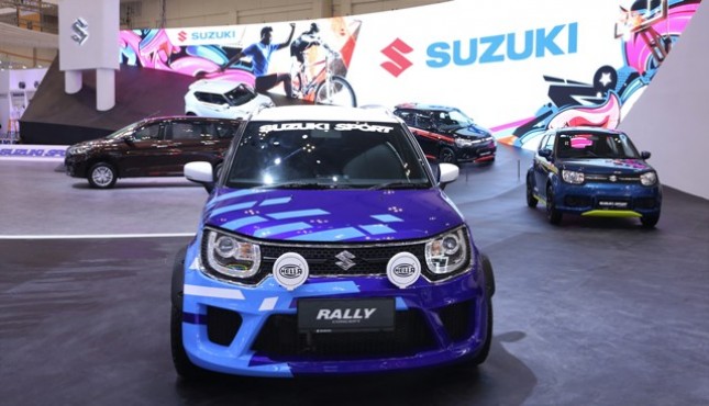 Ajang GIIAS 2018, PT Suzuki Indomobil Sales untuk menghadirkan beraneka ragam mobil konsep di area booth Suzuki. Salah satu mobil konsep yang dihadirkan selama GIIAS 2018 adalah Suzuki Ignis Rally Concept