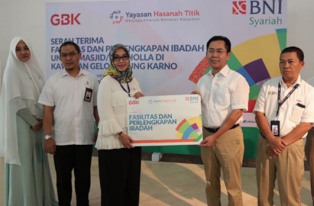 Semangat Sinergi Hasanah Way BNI Syariah Mendukung Asian Games 2018 (Foto Anto) 