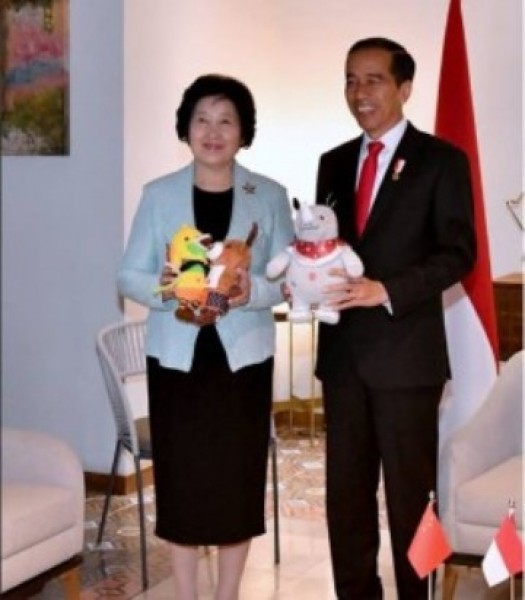 Presiden Jokowi dan Wakiil PM RRT Sun Chunlan (Foto Setkab)