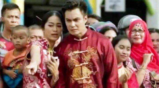 Prisia Nasution dan Baim Wong dalam film "Jejak Cinta"