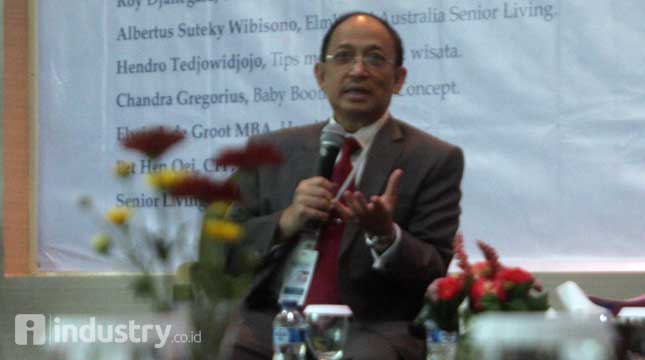 Chairman President University Foundation Prof Dr. Ir Budi Susilo Soepandji. (Hariyanto/INDUSTRY.co.id)